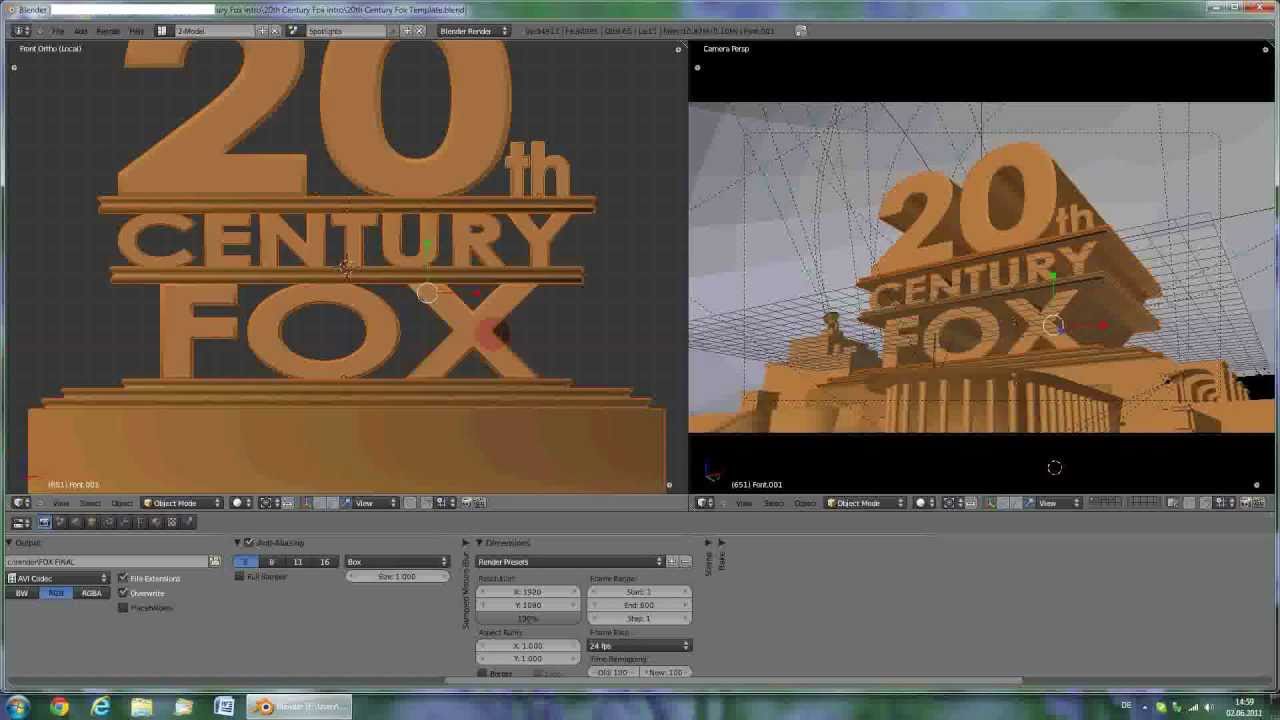20th century fox blender tutorial